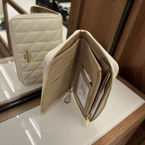 COACH MEDIUM ID ZIP WALLET WITH QUILTING CZ339 IMCHK - Picture 6 of 10